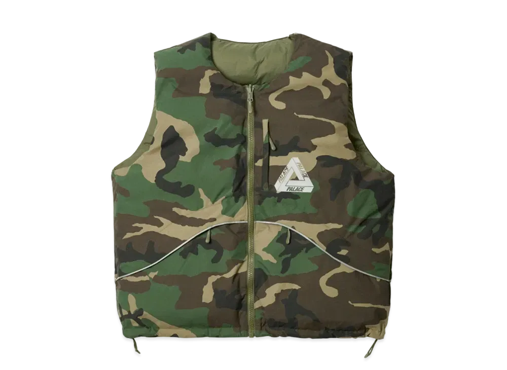 PALACE P-Tech Reversible Puffa Vest 