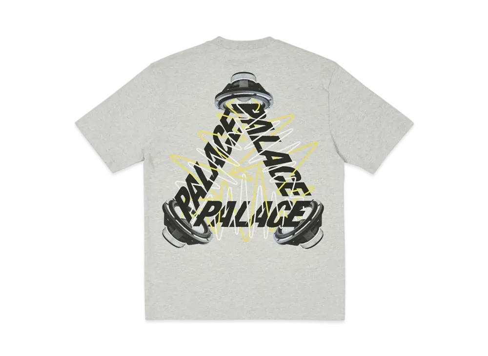 PALACE Speaker P-3 T-Shirt "Grey Marl"