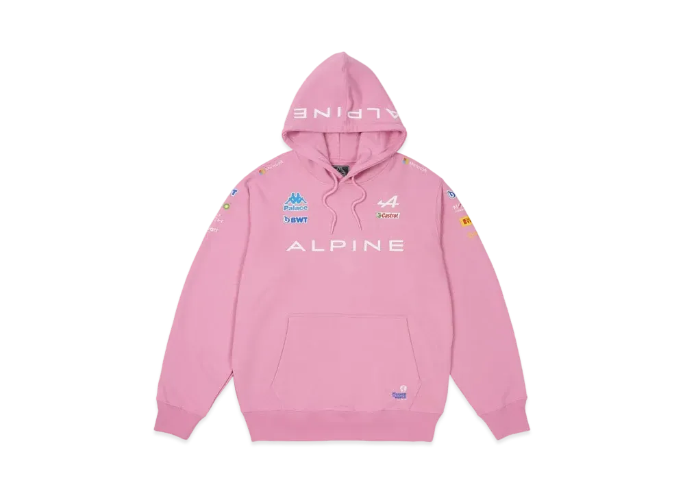 PALACE x Kappa Alpine Hoodie "Pink"