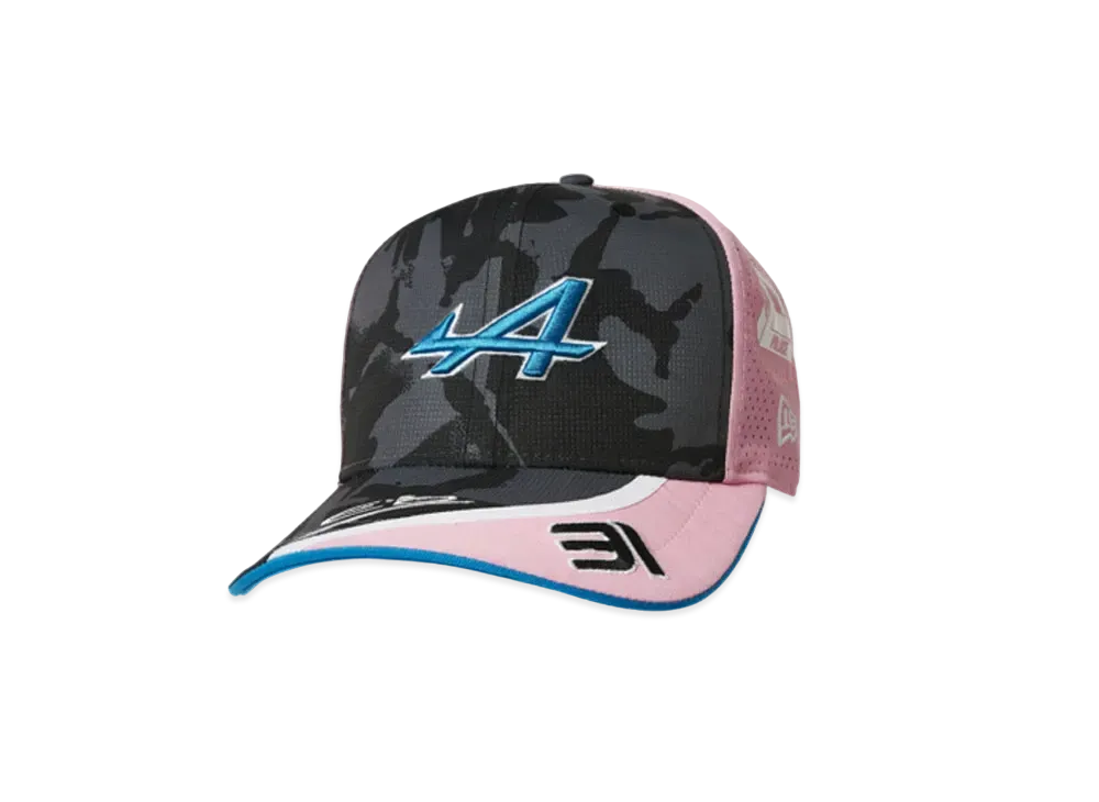 PALACE x Kappa x NEWERA 9FIFTY Alpine Driver Cap 31 "Black"