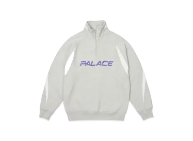 PALACE Isn'T It 1/4 Zip "Grey Marl"