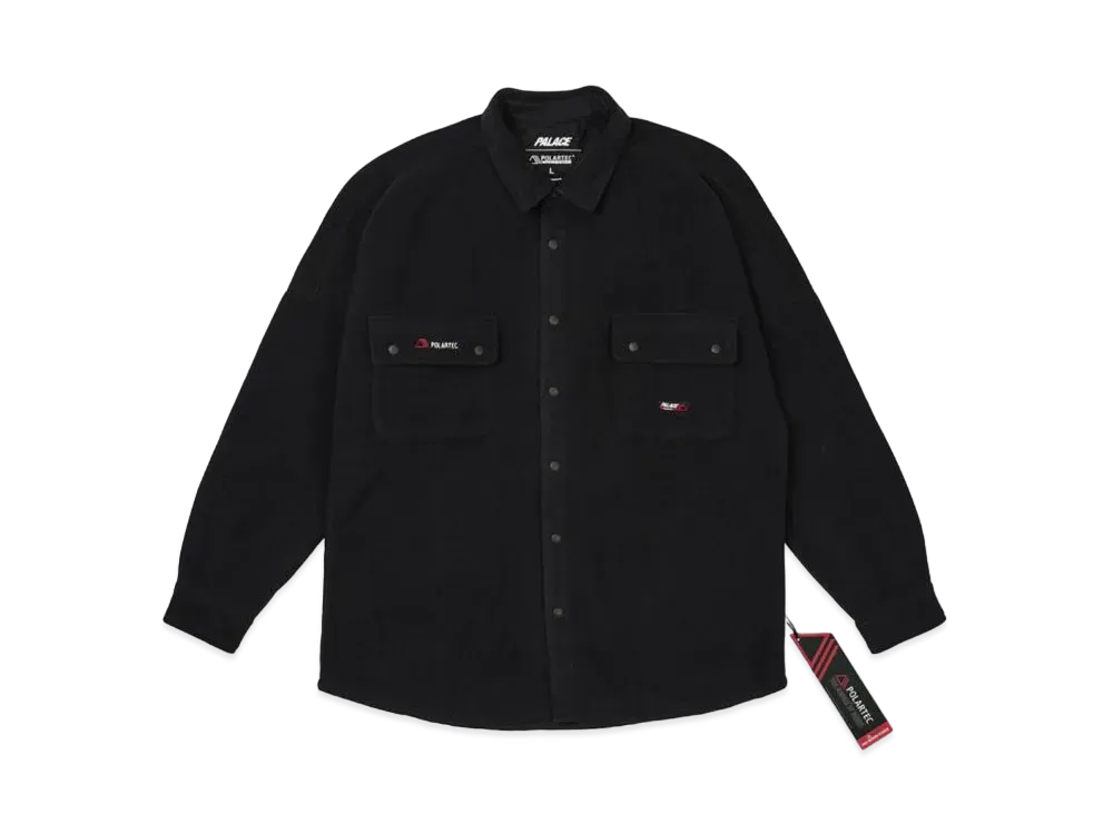 PALACE Polartec Drop Shoulder Shirt "Black"