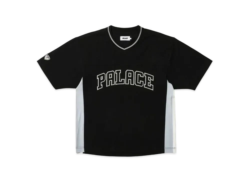 PALACE Panel V-Neck Jersey "Black"