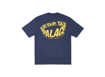 PALACE Wrapper Logo T-Shirt "Navy"