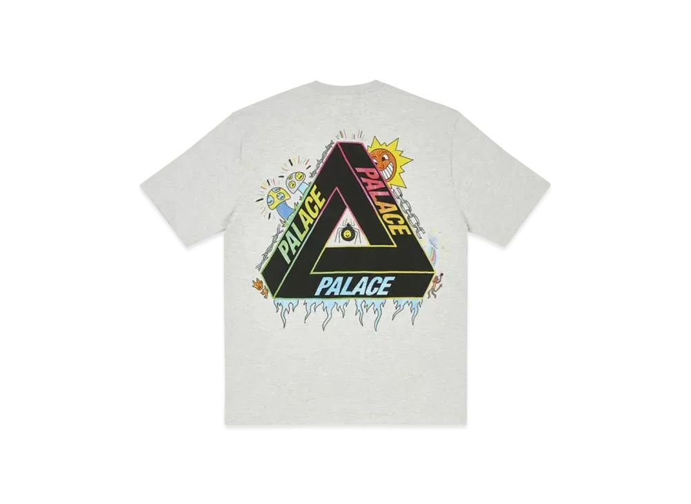 PALACE Tri-Lottie T-Shirt "Grey Marl"
