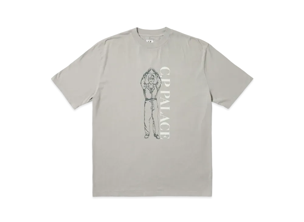 PALACE x C.P. COMPANY T-Shirt "Grey"