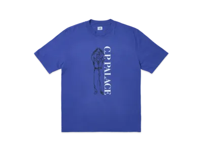 PALACE x C.P. COMPANY T-Shirt "Blue"