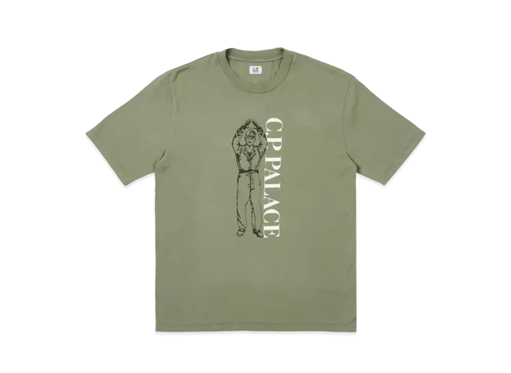 PALACE x C.P. COMPANY T-Shirt "Olive"
