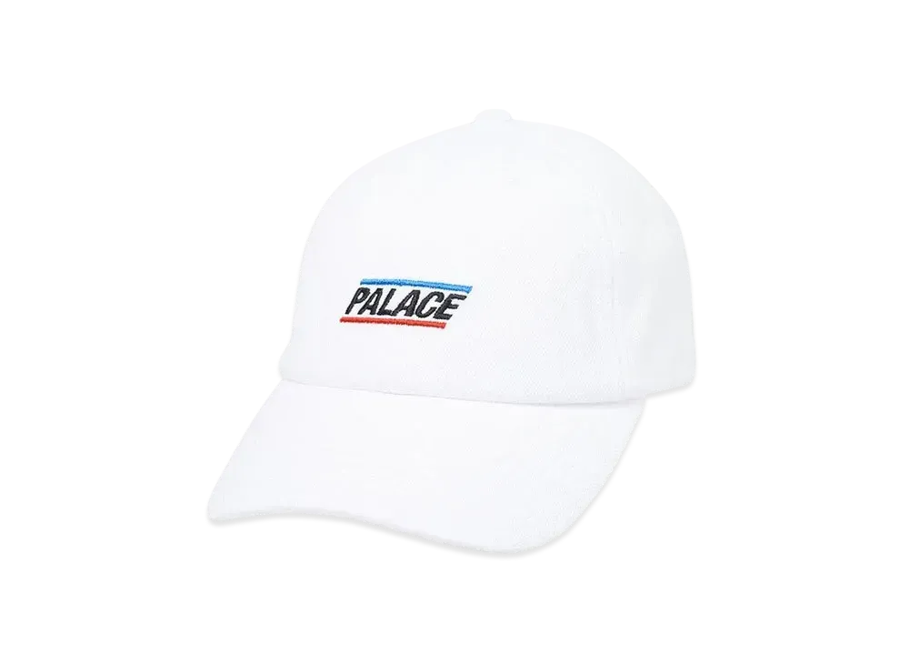 PALACE Pique 6-Panel "White"