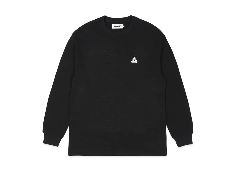 PALACE Waffle Longsleeve "Black"