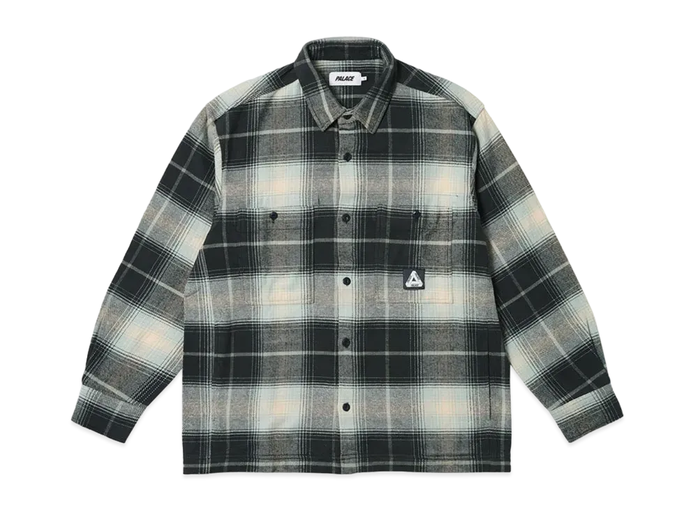 PALACE Work Shirt "Grey/Blue"