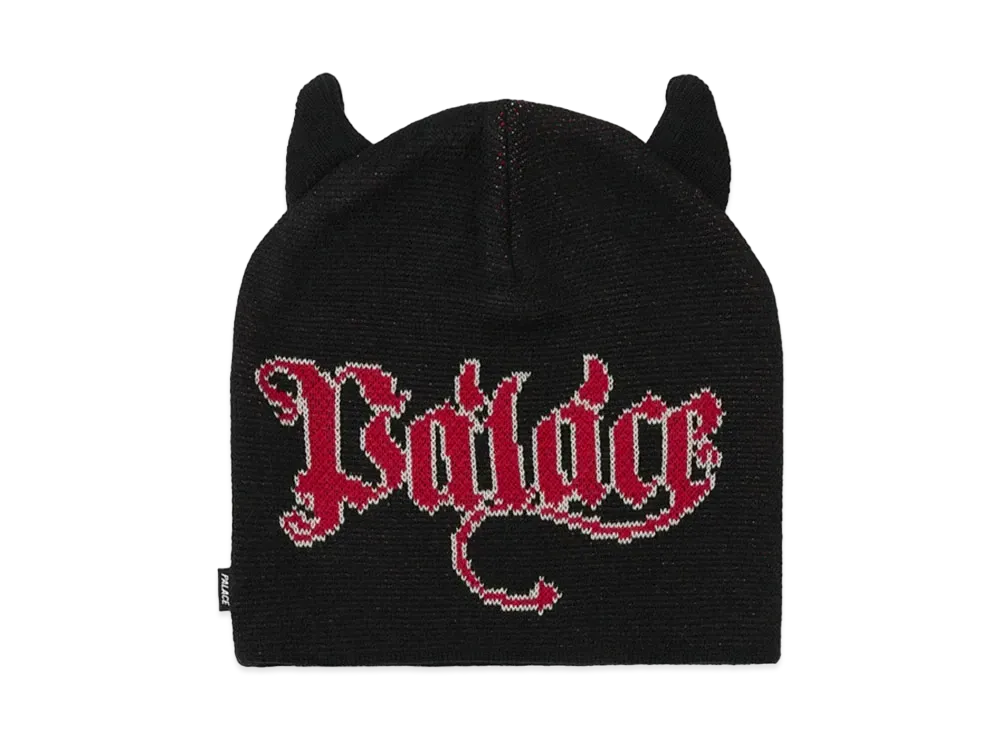 PALACE Horny Nein Cuff Beanie "Black"