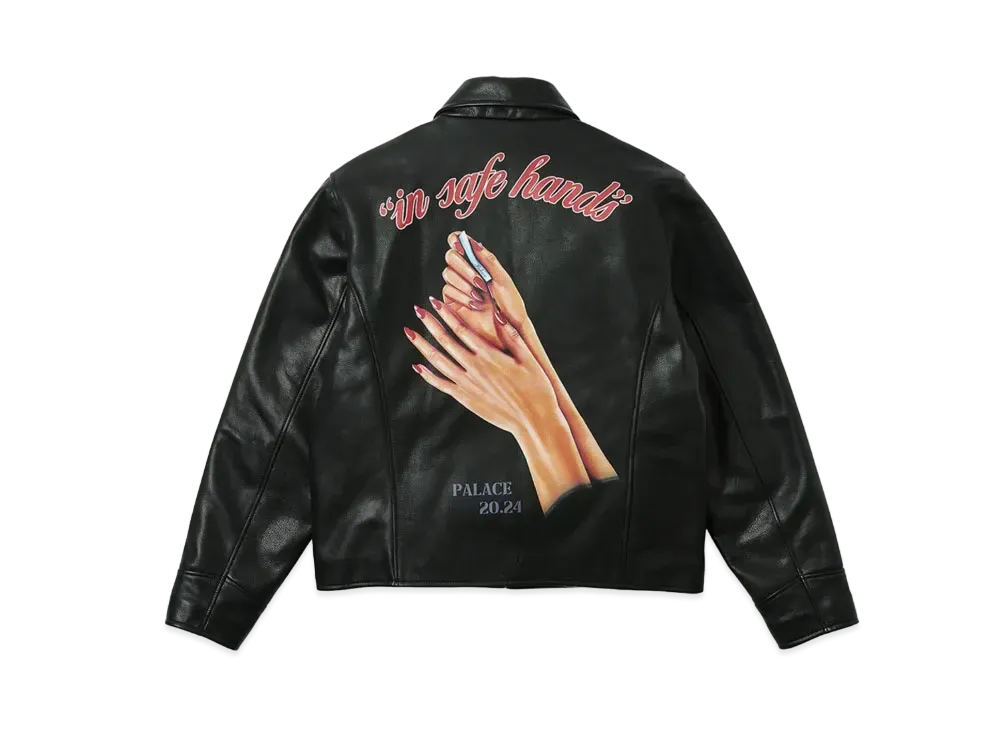 パレス セーフ ハンズ レザー ジャケット "ブラック"