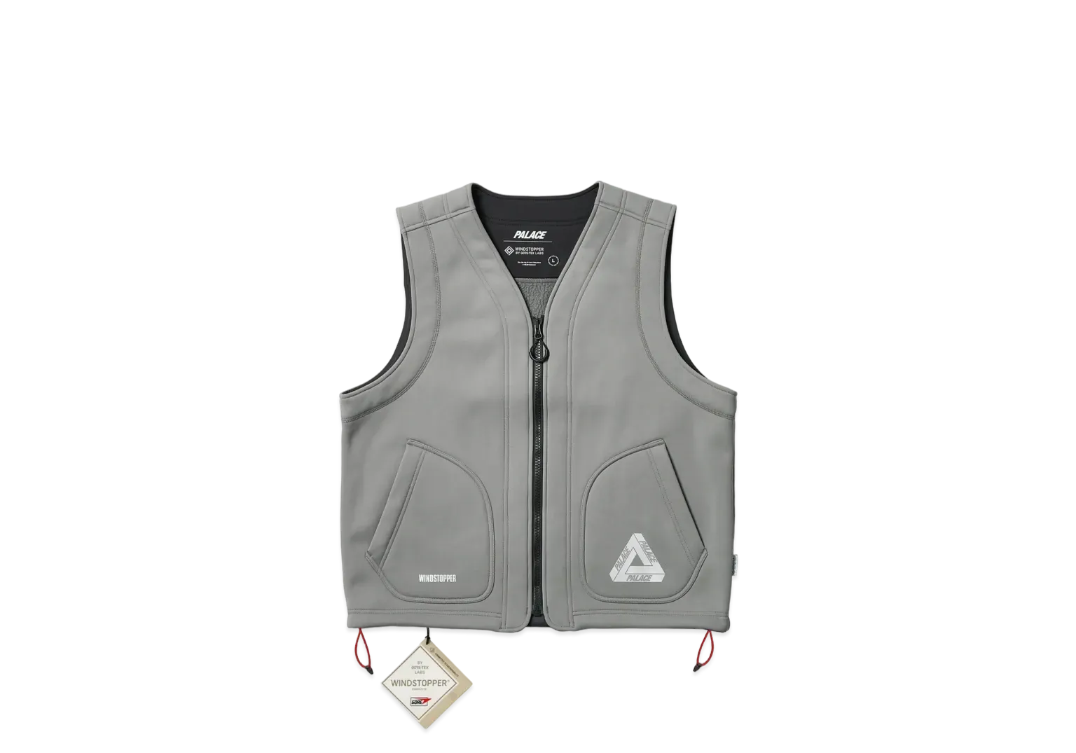 PALACE Gore-Tex Windstopper Vest "Steel Grey"