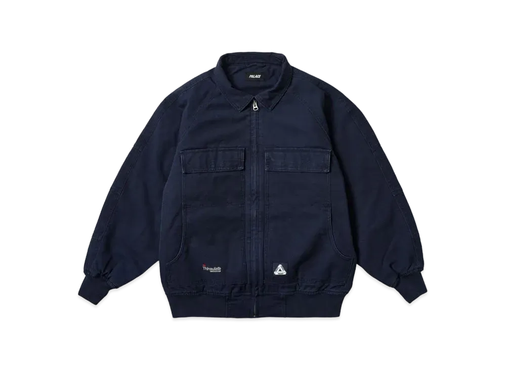 PALACE Heavy Canvas Bomber Jacket "Navy"