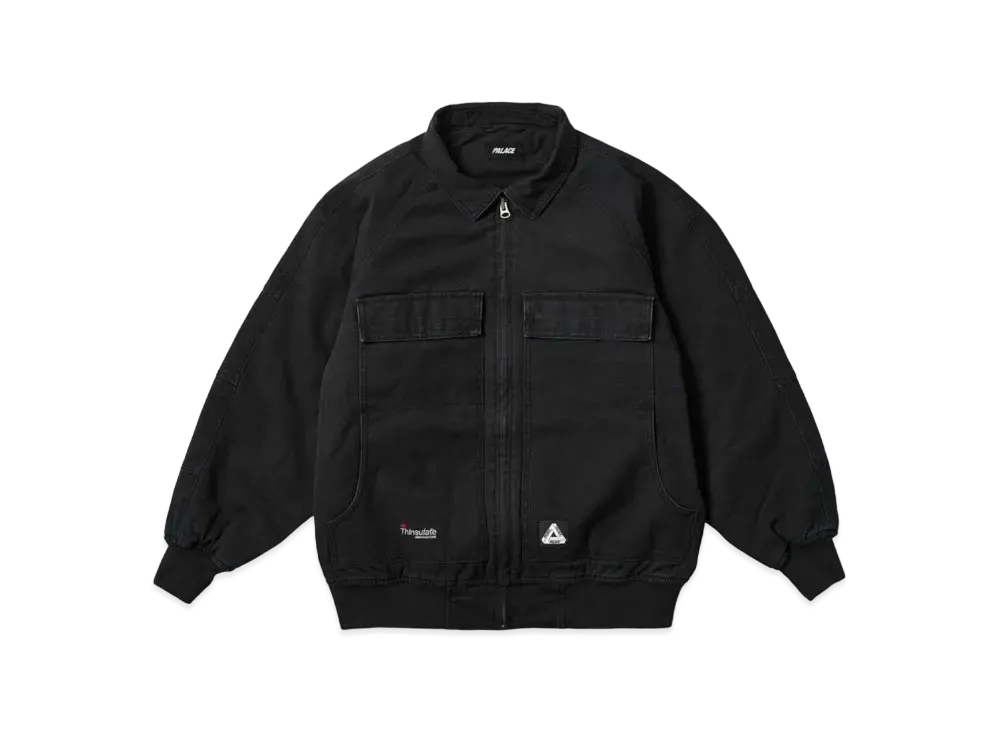 PALACE Heavy Canvas Bomber Jacket "Black"