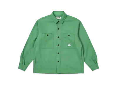 PALACE Wool Shirt Jacket "Pea Green"