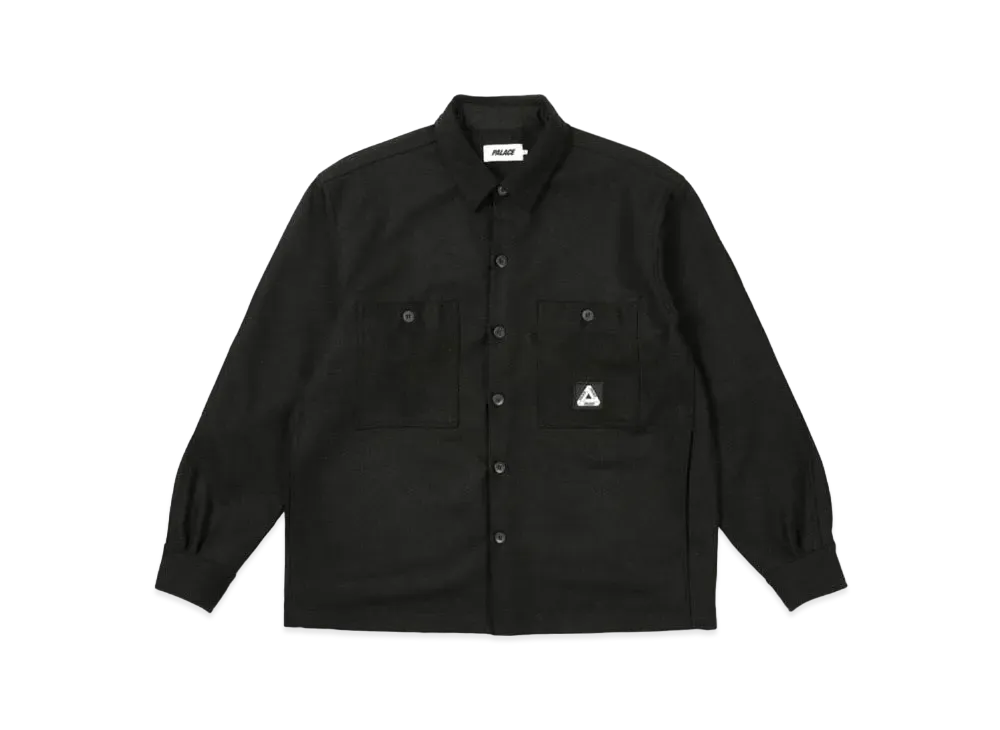 PALACE Wool Shirt Jacket "Black"