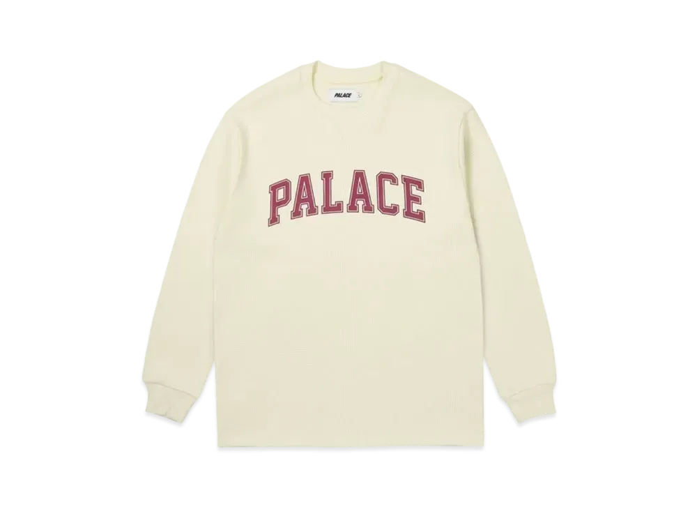 PALACE Waffle Longsleeve "Soft White"