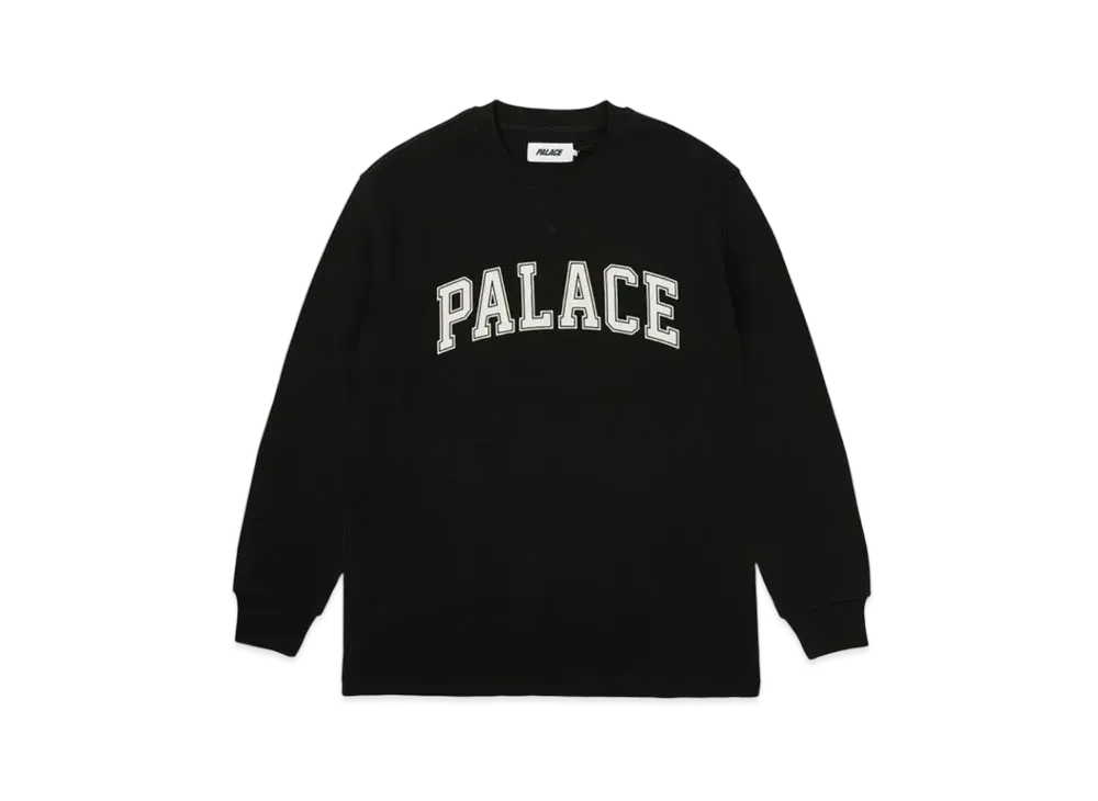 PALACE Waffle Longsleeve "Black"