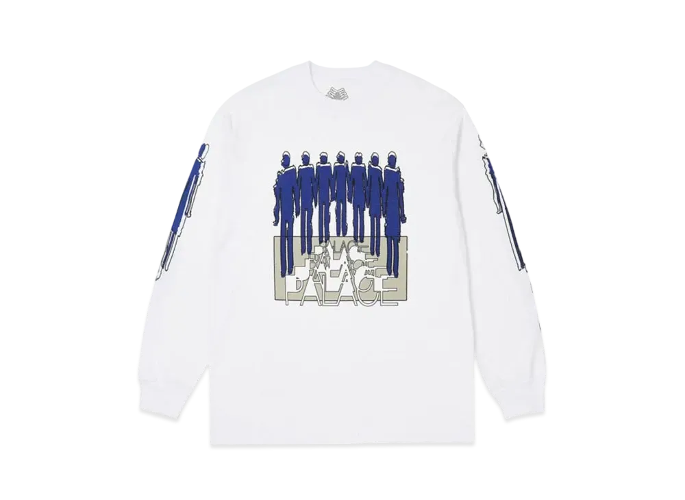 PALACE Repeater Longsleeve "White"