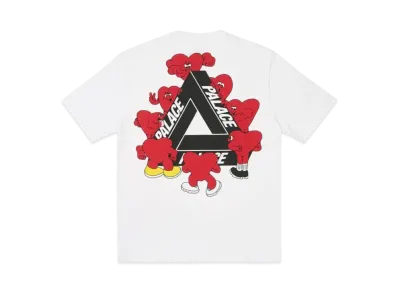 PALACE Tri-Hearts T-Shirt "White"