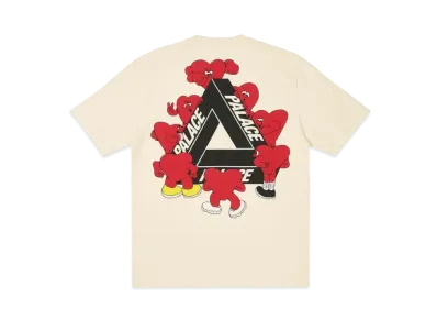 PALACE Tri-Hearts T-Shirt "Soft White"