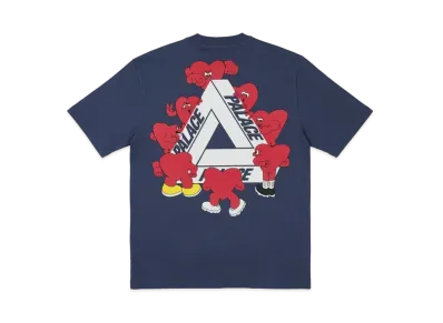 PALACE Tri-Hearts T-Shirt "Navy"