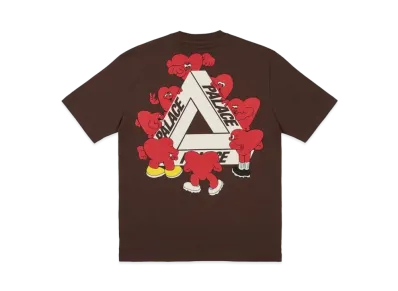 PALACE Tri-Hearts T-Shirt "Nice Brown"