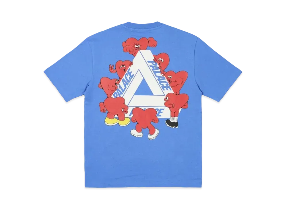 PALACE Tri-Hearts T-Shirt "Palatial Blue"
