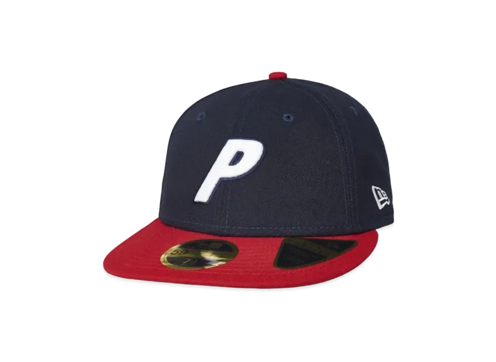 PALACE P New Era Lp 59Fifty "Navy"