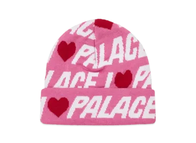 PALACE I Love PALACE Beanie "Pink"