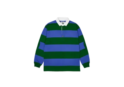 Palace Elbow Stripe Rugby "Blue Green"