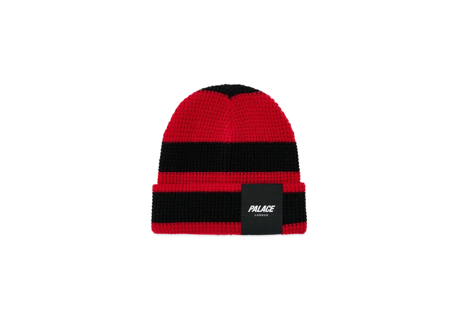 Palace London Waffle Beanie "Red"