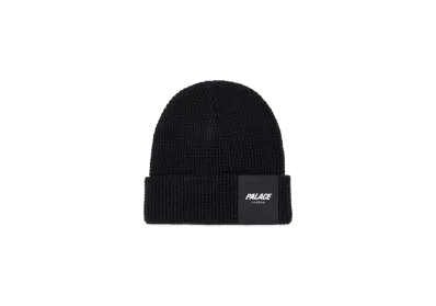 Palace London Waffle Beanie "Black"