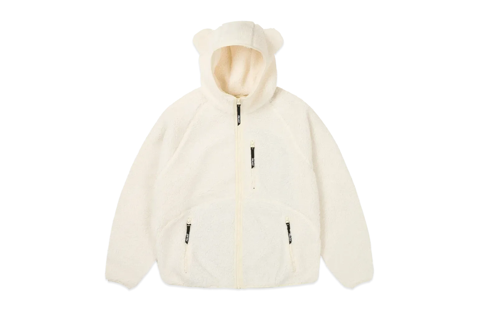 PALACE Teddy Fleece Jacket "Soft White"