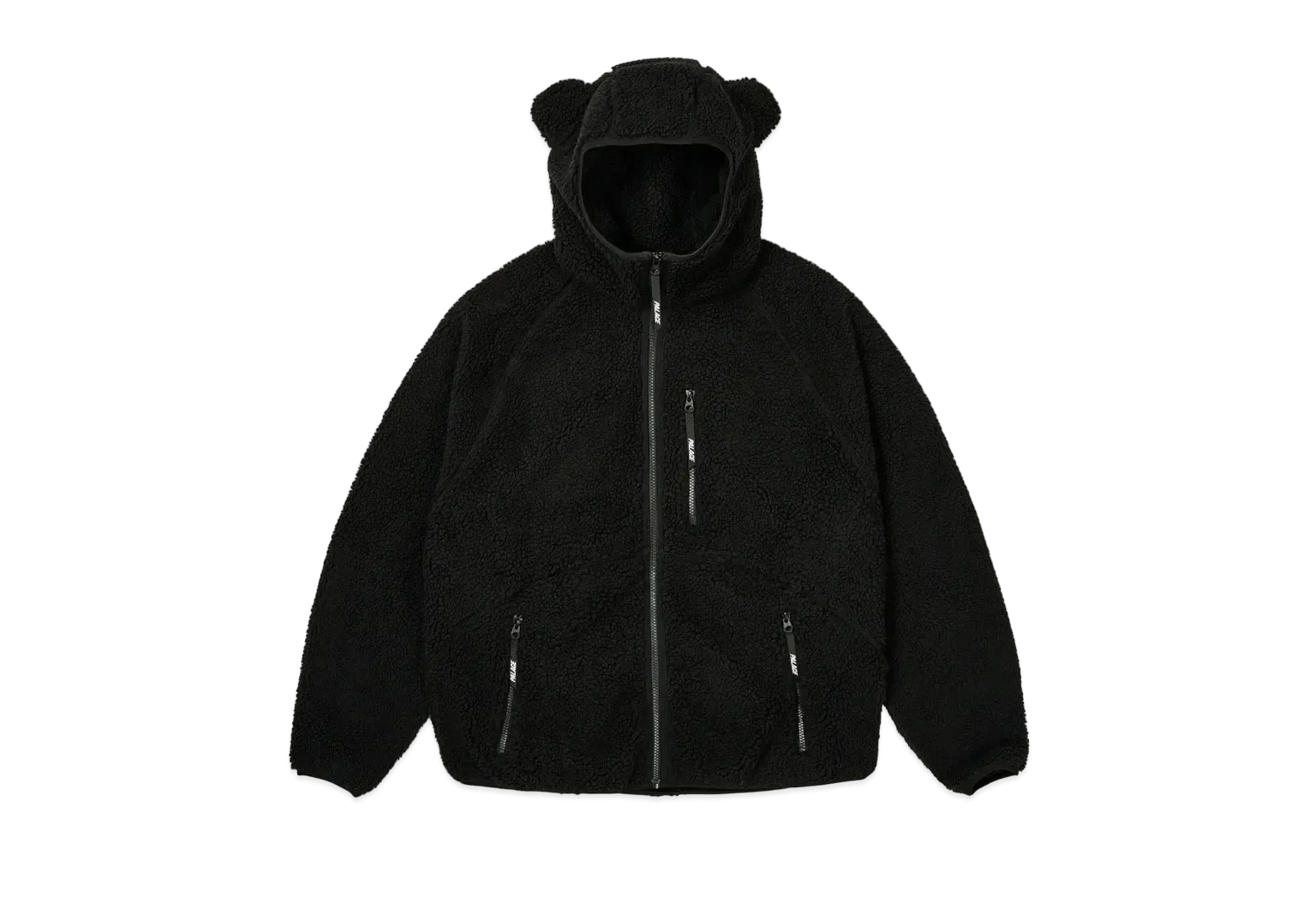 PALACE Teddy Fleece Jacket "Black"