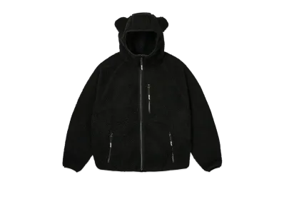 PALACE Teddy Fleece Jacket "Black"