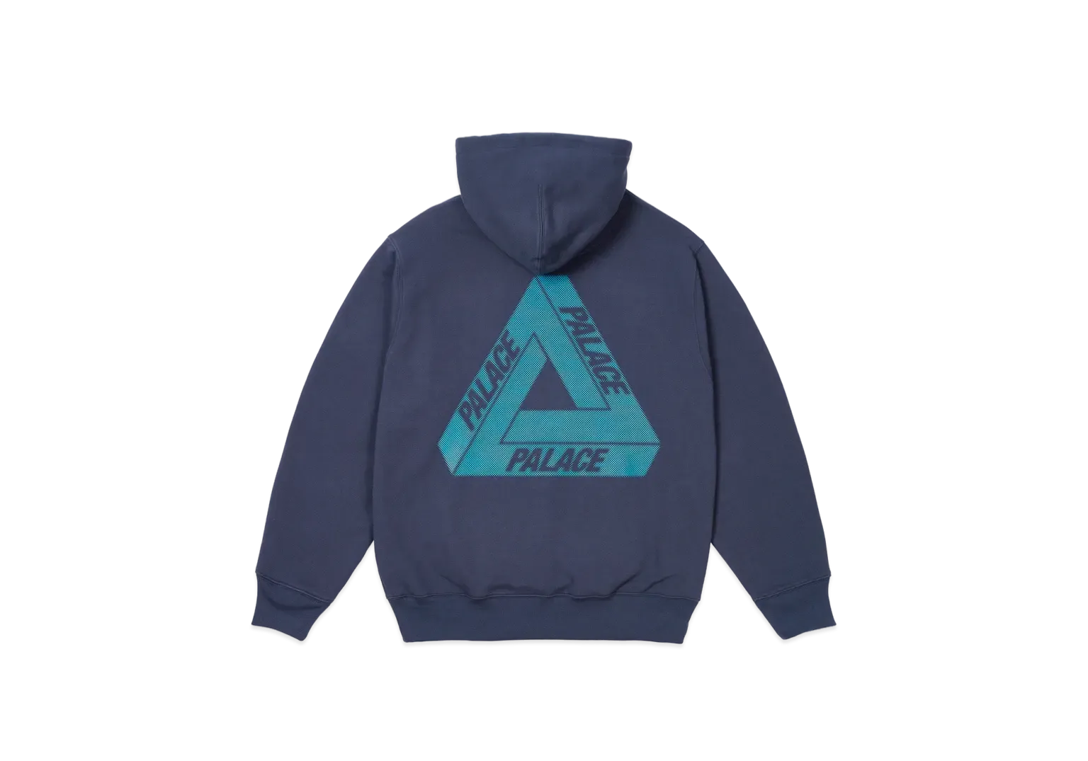 PALACE Bit Grippy Tri-Ferg Hood "Navy"