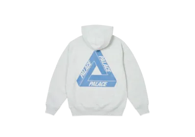 PALACE Bit Grippy Tri-Ferg Hood "Grey Marl"