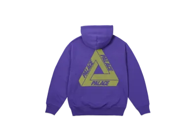 PALACE Bit Grippy Tri-Ferg Hood "Deeper Blue"