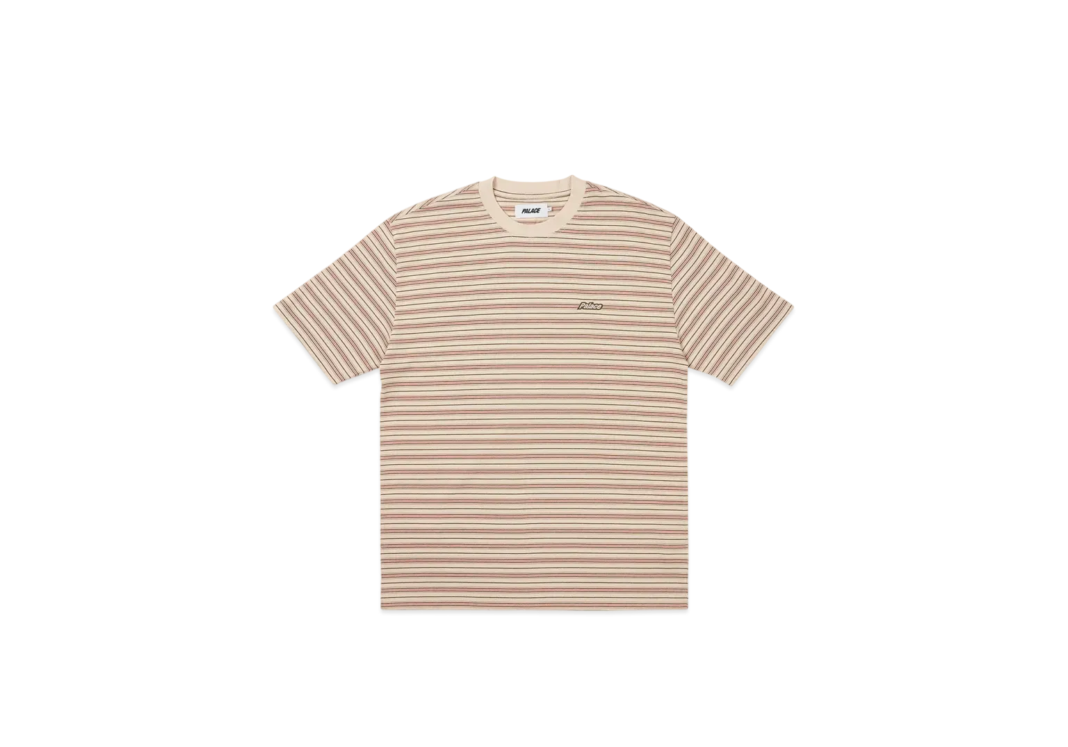 PALACE Boxy Stripe T-Shirt "Brown"