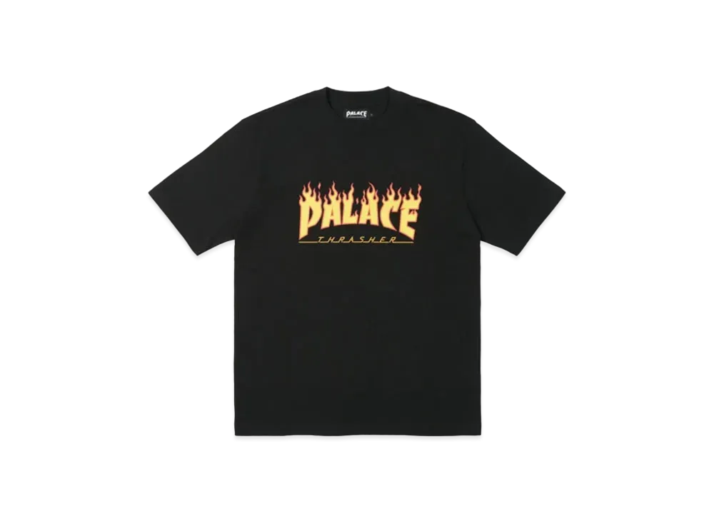 PALACE x THRASHER T-Shirt "Black"