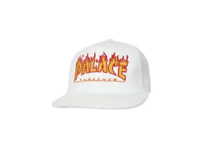 PALACE x THRASHER Trucker Hat "White"