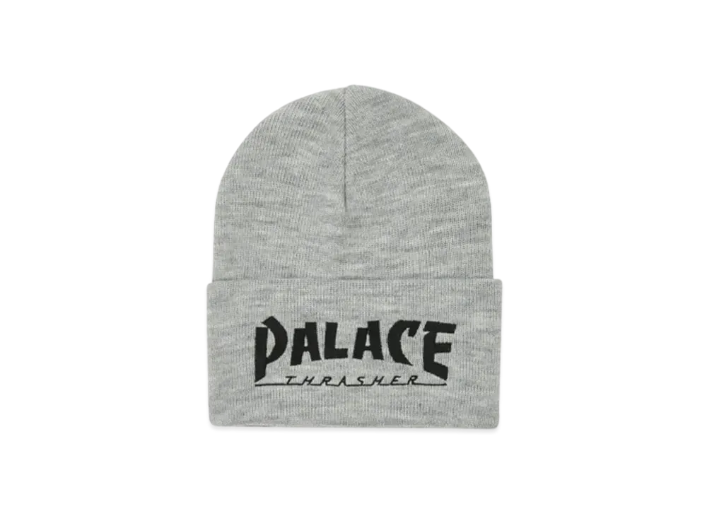 PALACE x THRASHER Beanie "Grey"