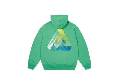 PALACE 3P Fade Hood "Pea Green"