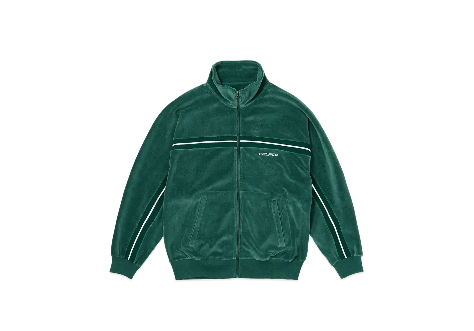 Palace RIB Panel Zip Funnel "Green"