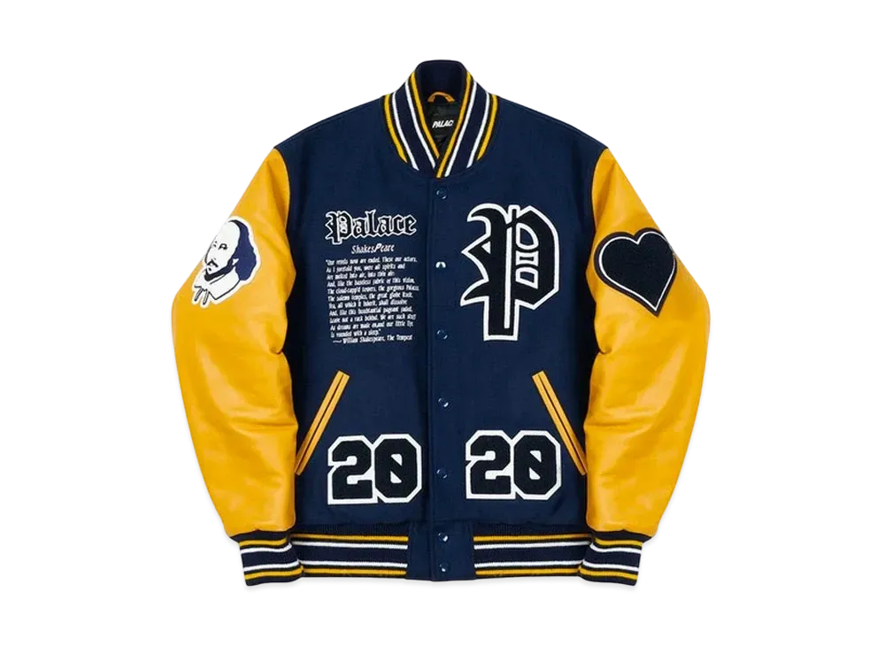 PALACE As You Like It Varsity Jacket "Navy"