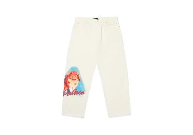 PALACE Phumper P90 Baggy Jean "White"