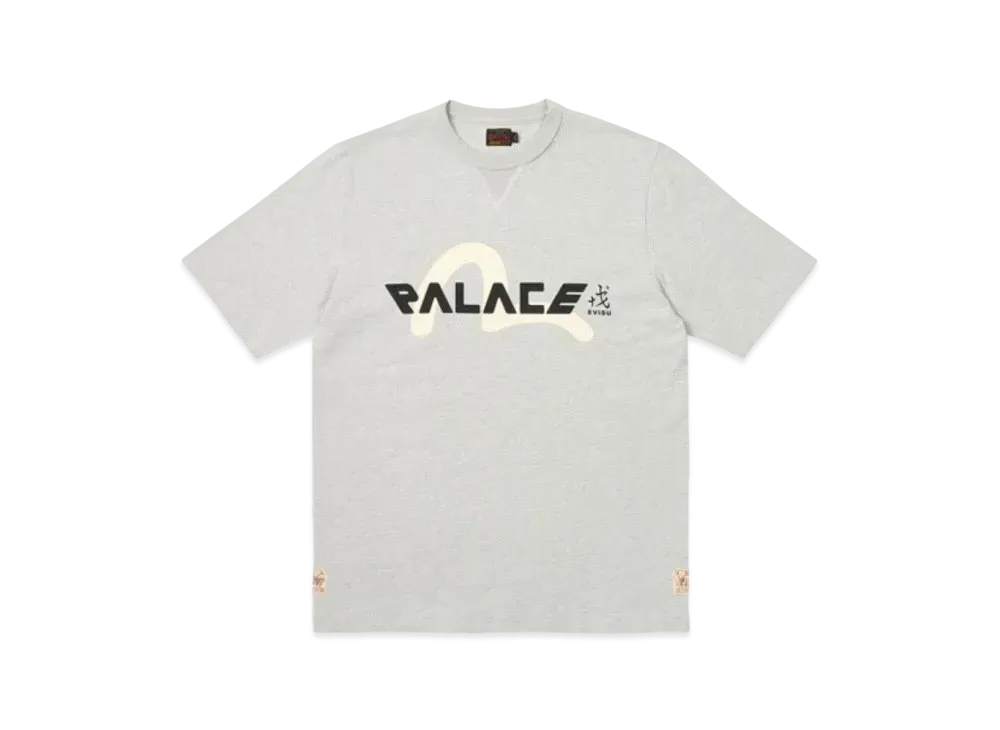 PALACE Evisu Tee "Grey"